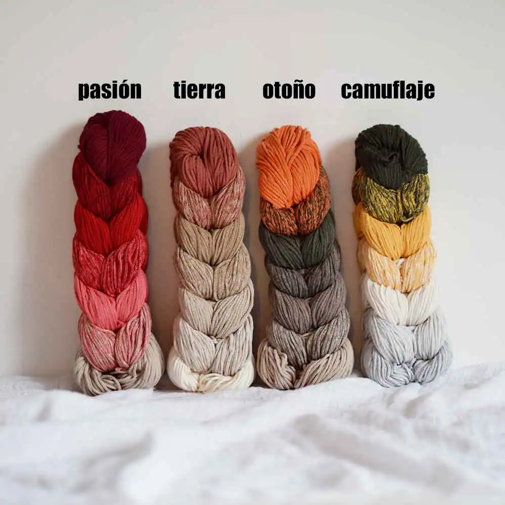 colores cuerda micromacrame y tonos