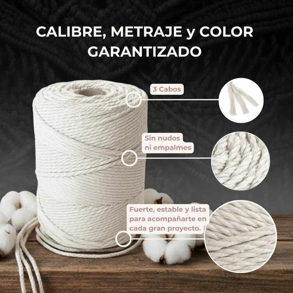 Cuerda macramé eco gran calidad - Fruto Samore®