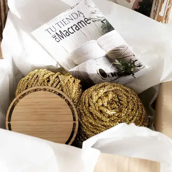 Materiales KIT macramé Bolso Bombonera Paris