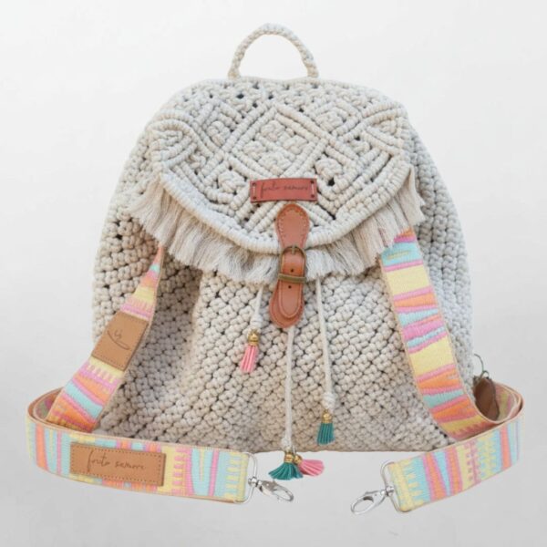 Mochila Macramé Moderno LONDON