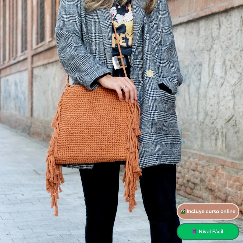 Kit DIY macrame Bolso Fringes - Fruto Samore®