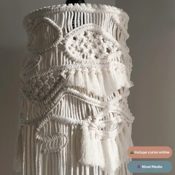 Kit Macramé - Lampara Waves - Fruto Samore®