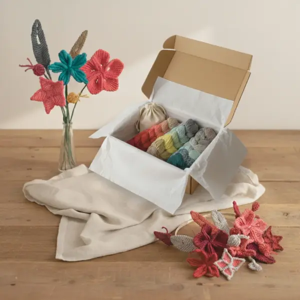 Materiales para curso MicroMacrame Silvestre de Fruto Samore®