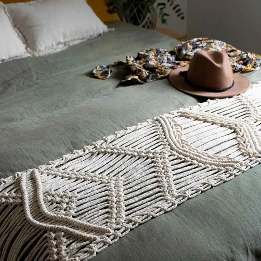 Kit Macrame Camino Cama Estela Fruto Samore