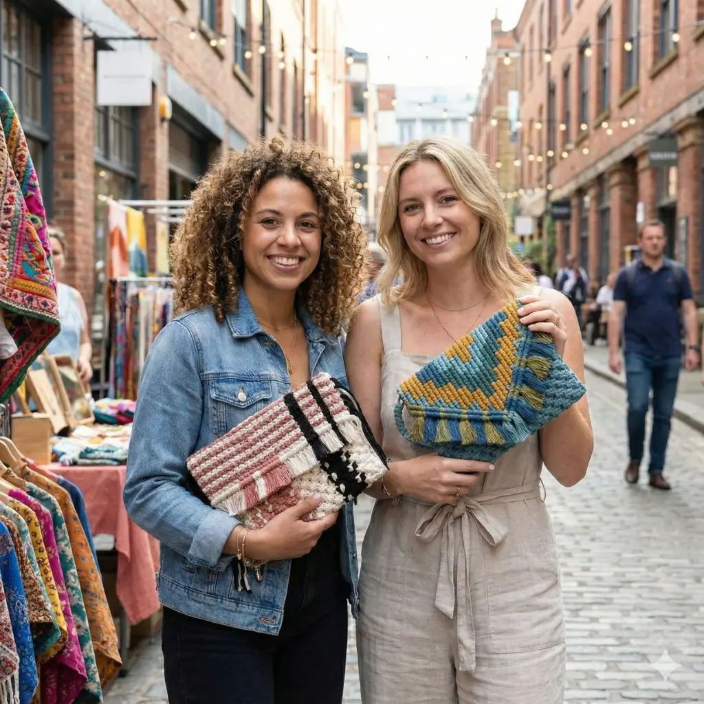 Alumnas Kit macrame Bolso de Mano Sevilla Fruto Samore