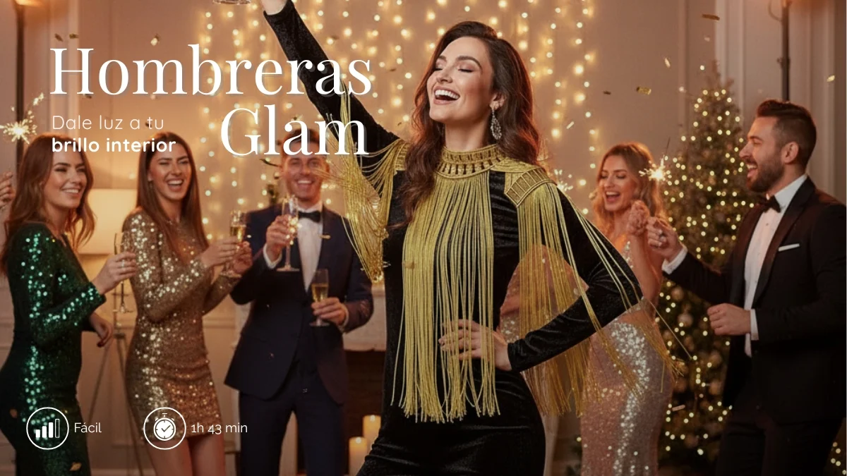 Curso MicroMacrame Hombreras Glam Fruto Samore