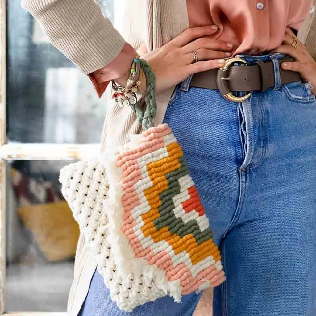 Kit macrame Bolso de Mano Sevilla Handmade Fruto Samore