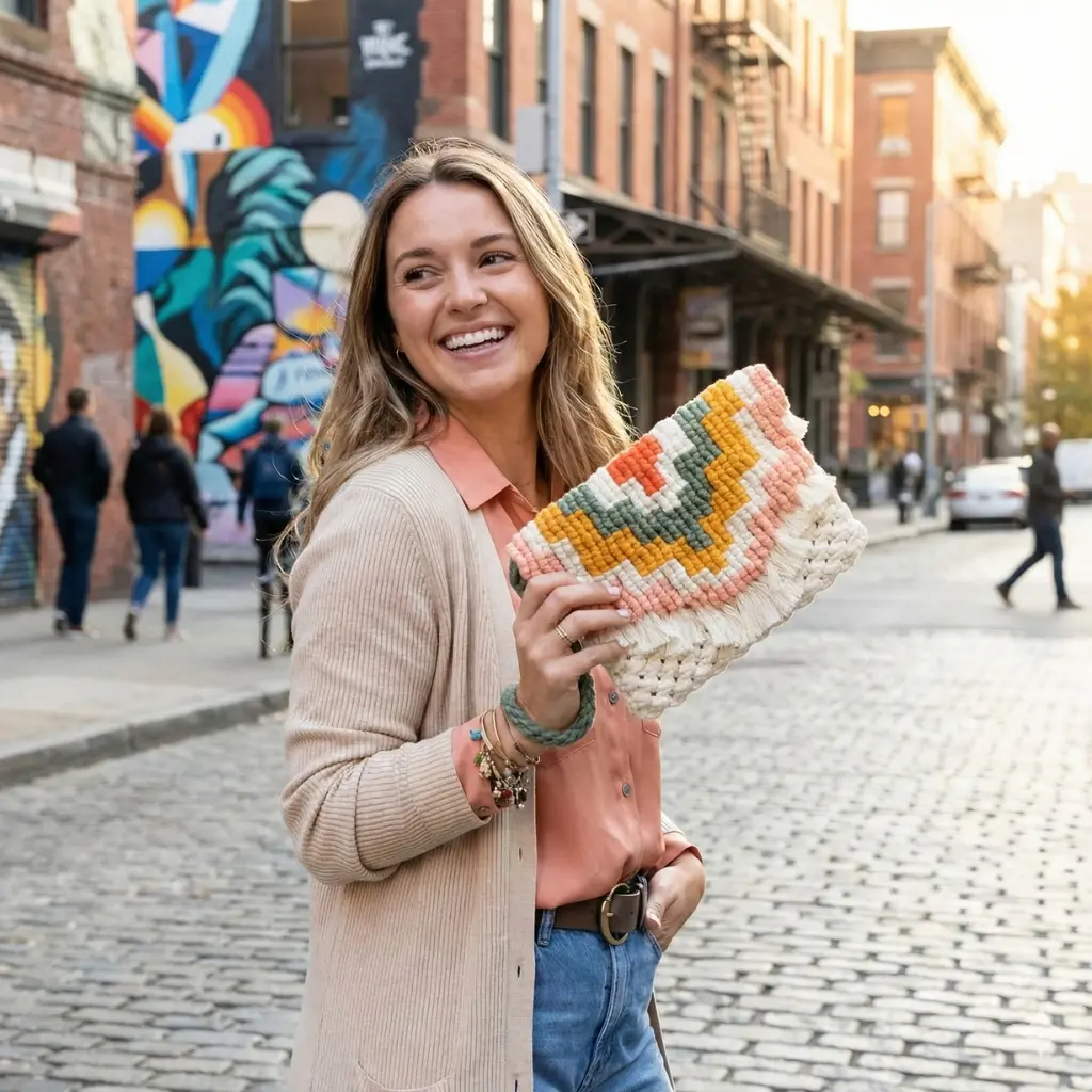 lifestyle Kit macrame Bolso de Mano Sevilla Fruto Samore