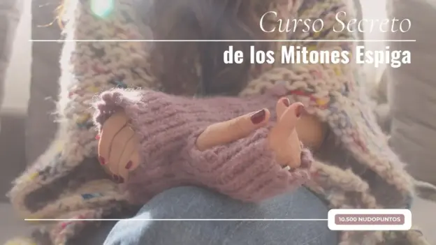 Portada curso secreto Mitones macrame Espiga