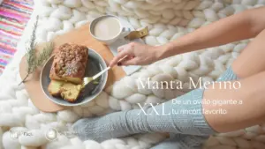 Manta chunky lana XXL Fruto Samore