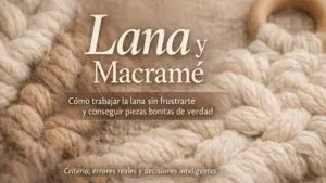 Masterclass Lana y Macrame Fruto Samore