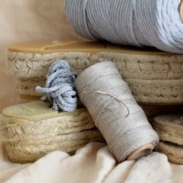 Lino pulido encerado especial alpargatas