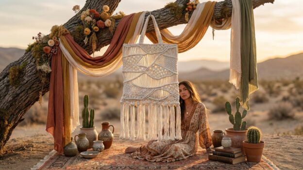 Curso Macrame Bolso Tapestry Fruto Samore