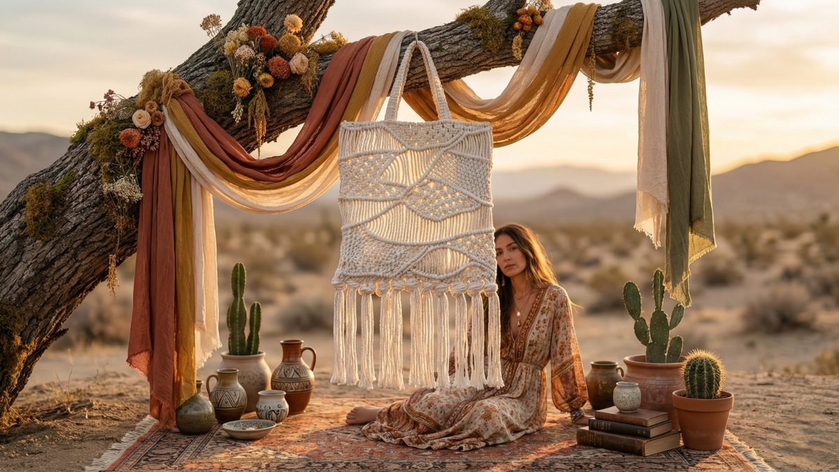 Curso Macrame Bolso Tapestry Fruto Samore