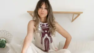 Curso Macrame Maxi Collar macrame Kenia Fruto Samore