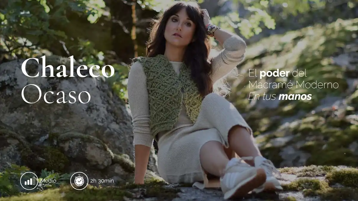 Curso Macrame Nivel Medio Chaleco Ocaso Fruto Samore