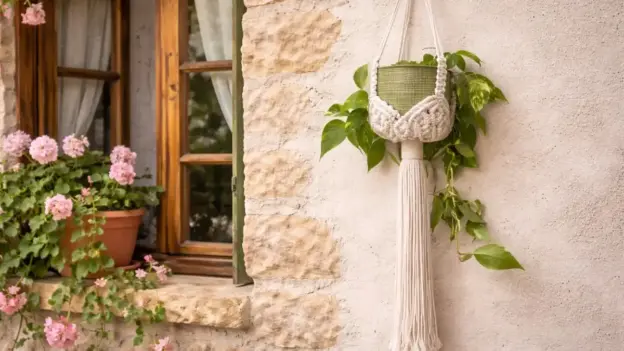 Curso PortaMacetas Macrame GIRALT Fruto Samore